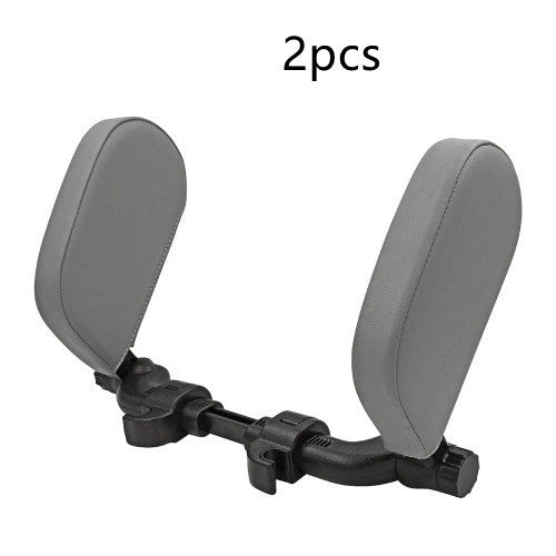 Car Headrest Pillow Sleep Adjustable Side Car Soft Travel Seat Headrest Auto Leather Support Neck Pillow Cushion car accessories
