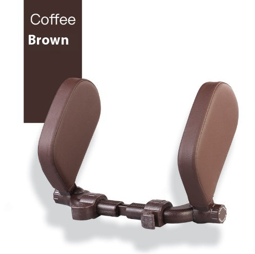 Car Headrest Pillow Sleep Adjustable Side Car Soft Travel Seat Headrest Auto Leather Support Neck Pillow Cushion car accessories