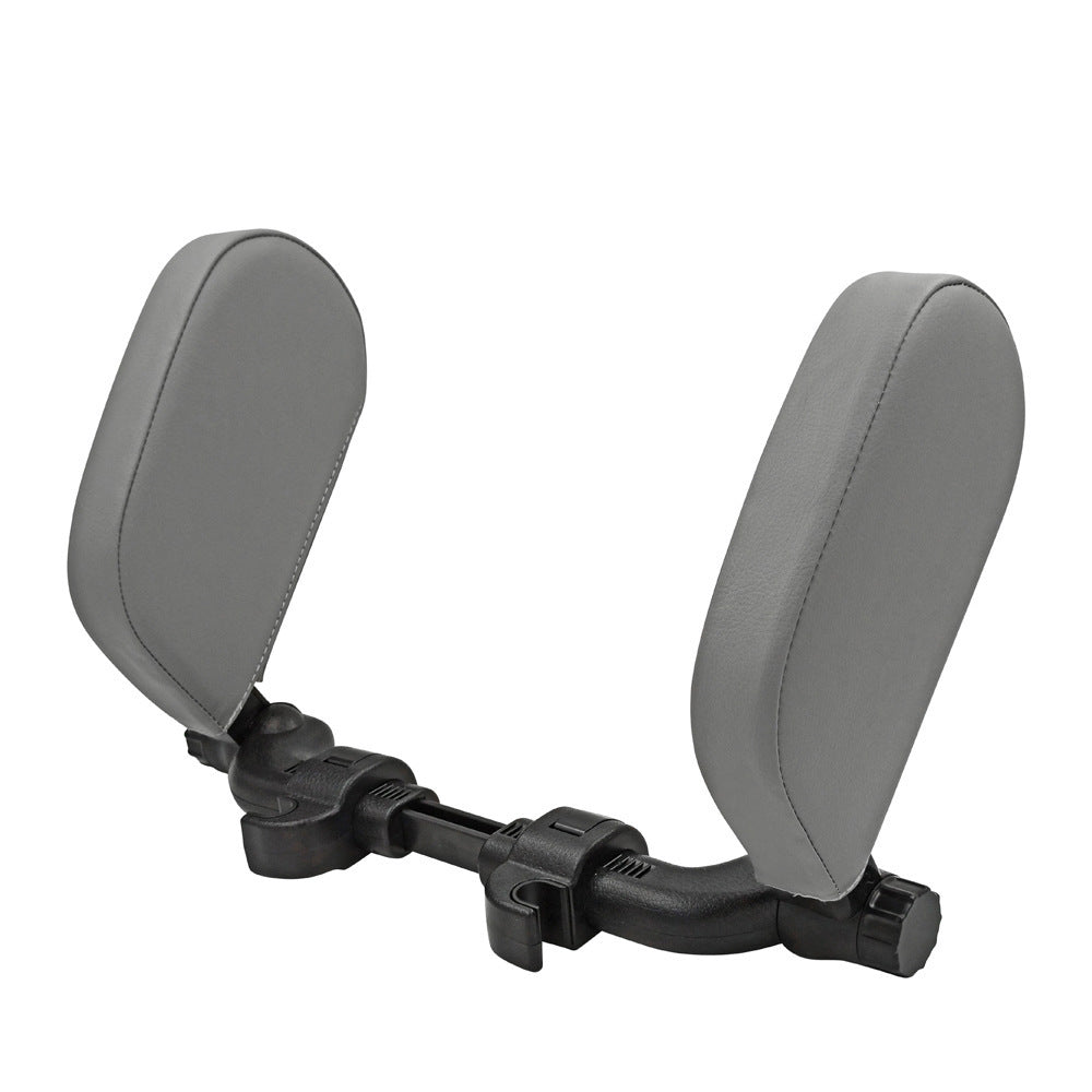 Car Headrest Pillow Sleep Adjustable Side Car Soft Travel Seat Headrest Auto Leather Support Neck Pillow Cushion car accessories