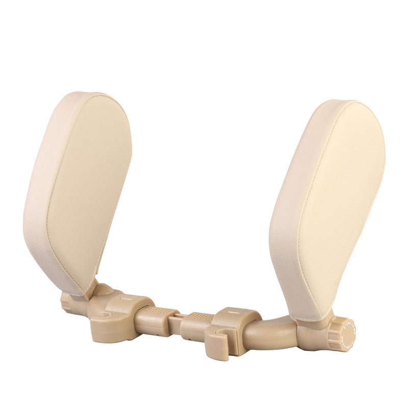 Car Headrest Pillow Sleep Adjustable Side Car Soft Travel Seat Headrest Auto Leather Support Neck Pillow Cushion car accessories