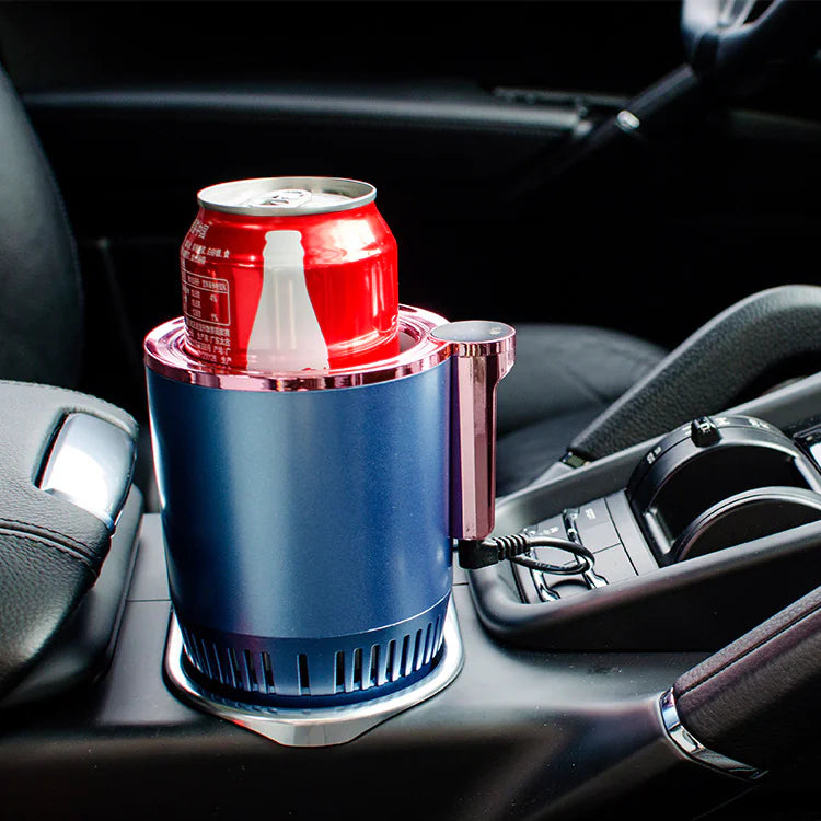Smart Car Heating & Cooling Cup Holder with Display