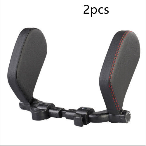 Car Headrest Pillow Sleep Adjustable Side Car Soft Travel Seat Headrest Auto Leather Support Neck Pillow Cushion car accessories