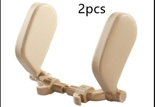 Car Headrest Pillow Sleep Adjustable Side Car Soft Travel Seat Headrest Auto Leather Support Neck Pillow Cushion car accessories
