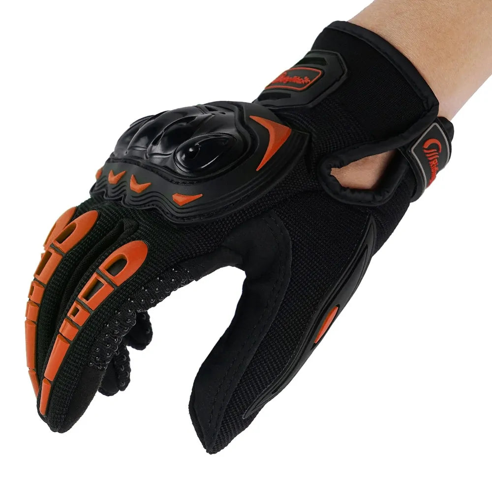 Lux Auto Touch Command Motorcycle Gloves for Enhanced Grip