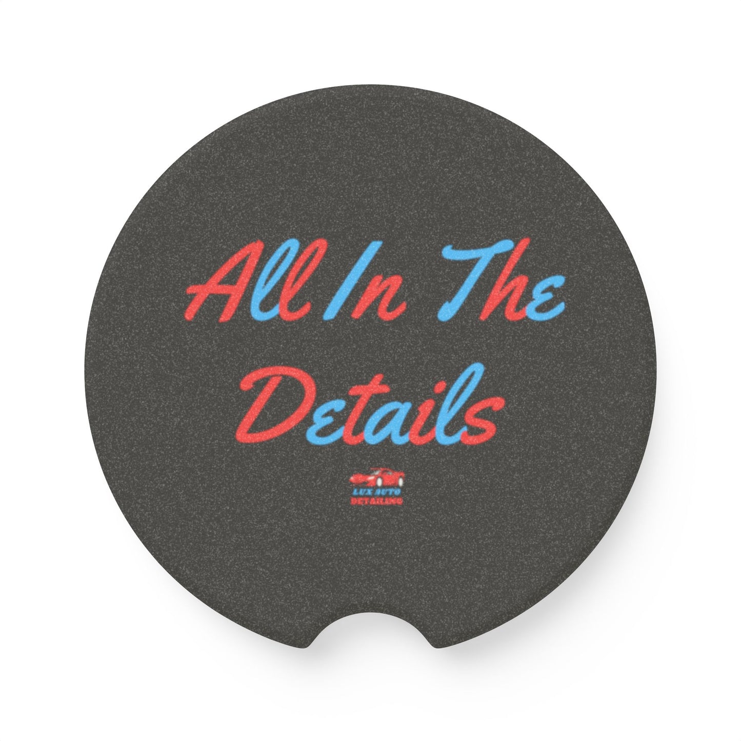 LUX AUTO Premium Soapstone Car Coaster