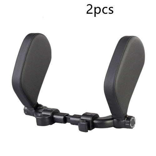Car Headrest Pillow Sleep Adjustable Side Car Soft Travel Seat Headrest Auto Leather Support Neck Pillow Cushion car accessories