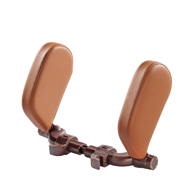 Car Headrest Pillow Sleep Adjustable Side Car Soft Travel Seat Headrest Auto Leather Support Neck Pillow Cushion car accessories