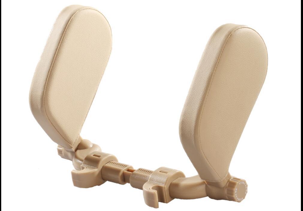 Car Headrest Pillow Sleep Adjustable Side Car Soft Travel Seat Headrest Auto Leather Support Neck Pillow Cushion car accessories