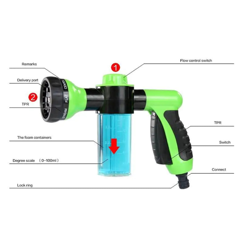 Car Foam Wash Gun For Hose
