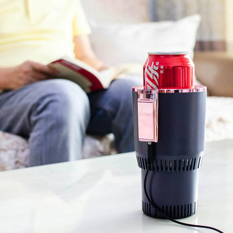 Smart Car Heating & Cooling Cup Holder with Display