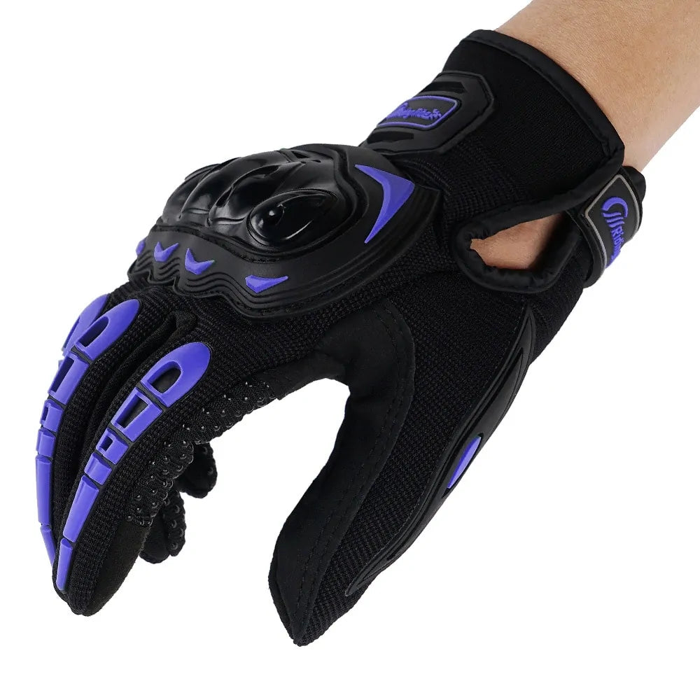 Lux Auto Touch Command Motorcycle Gloves for Enhanced Grip