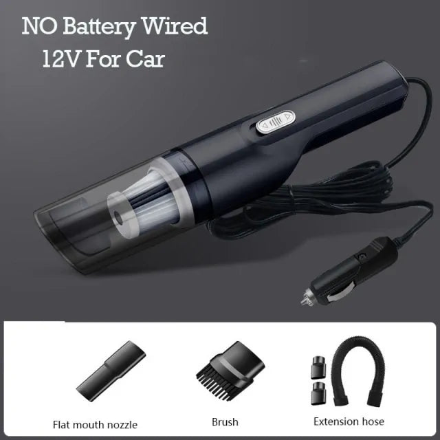 Powerful Cordless Car Vacuum for Deep Cleaning on the Go