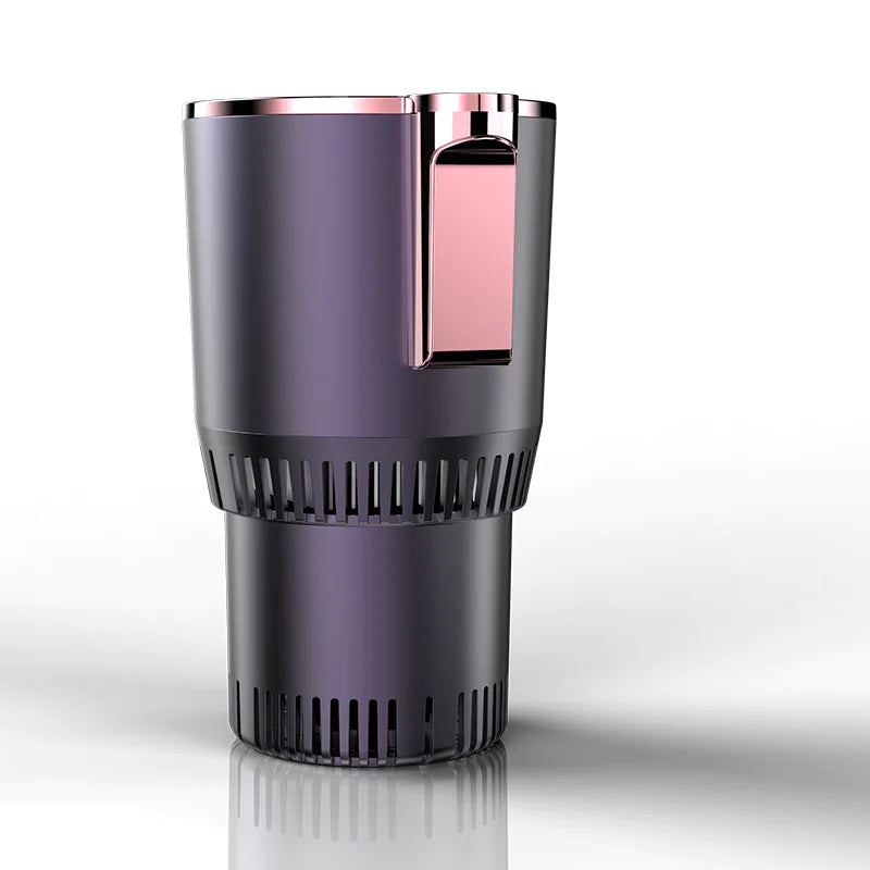 Smart Car Heating & Cooling Cup Holder with Display