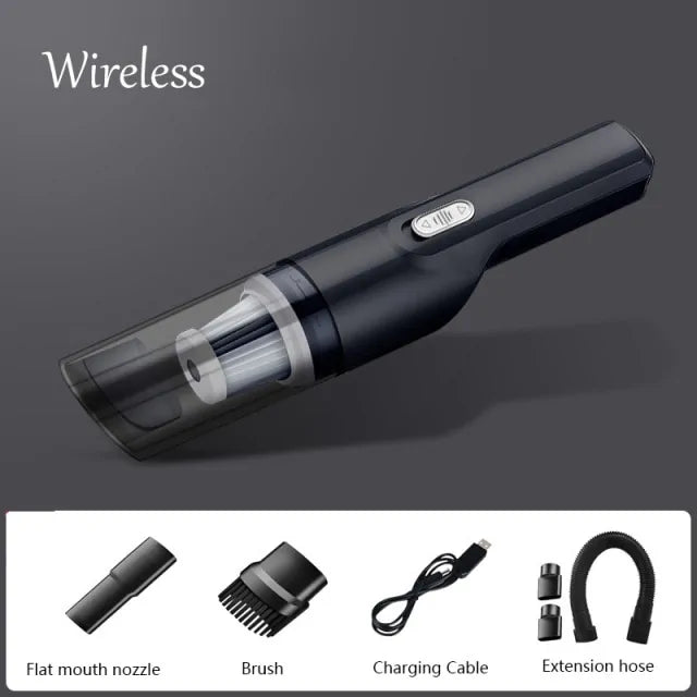 Powerful Cordless Car Vacuum for Deep Cleaning on the Go