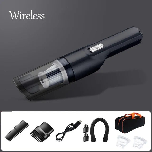 Powerful Cordless Car Vacuum for Deep Cleaning on the Go