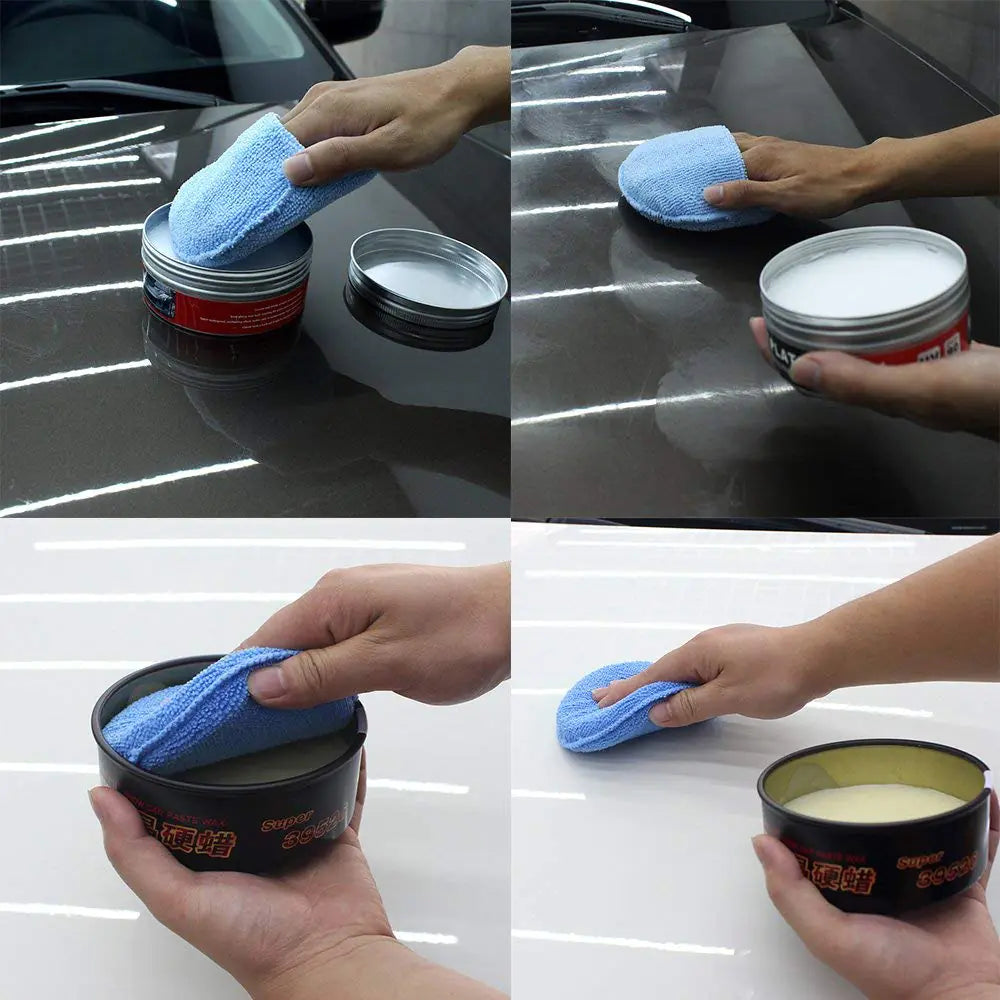 5-Inch Blue Hand Waxed Polish Applicators - 10-Piece Set