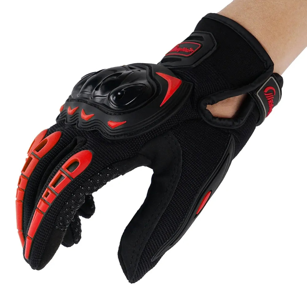 Lux Auto Touch Command Motorcycle Gloves for Enhanced Grip