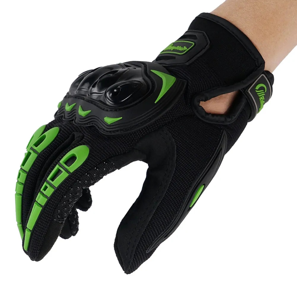 Lux Auto Touch Command Motorcycle Gloves for Enhanced Grip