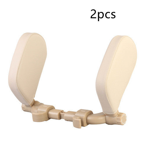 Car Headrest Pillow Sleep Adjustable Side Car Soft Travel Seat Headrest Auto Leather Support Neck Pillow Cushion car accessories