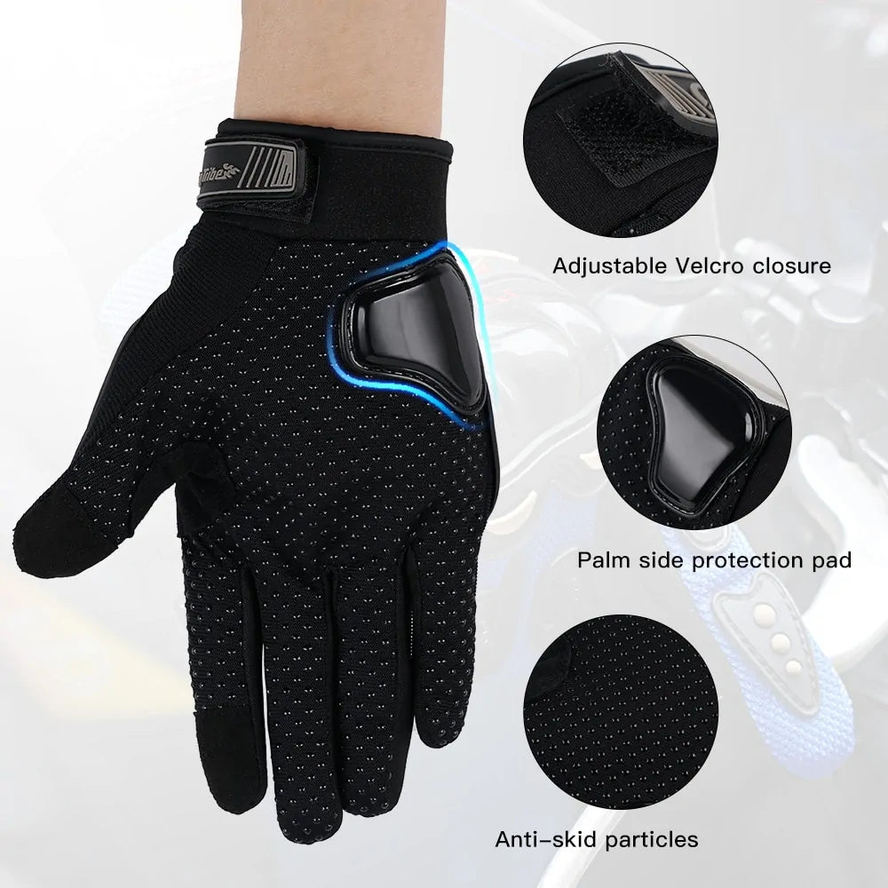 Lux Auto Touch Command Motorcycle Gloves for Enhanced Grip