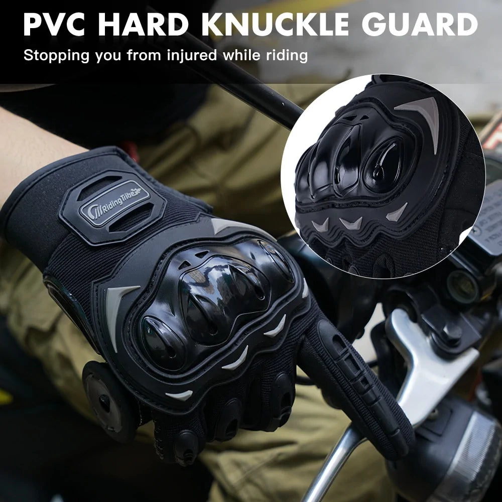 Lux Auto Touch Command Motorcycle Gloves for Enhanced Grip