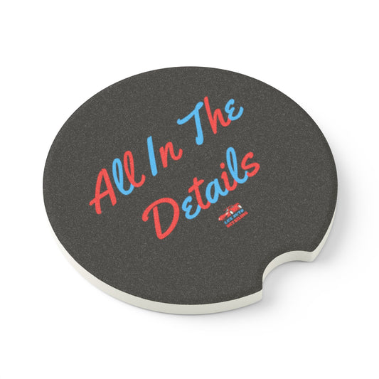 LUX AUTO Premium Soapstone Car Coaster