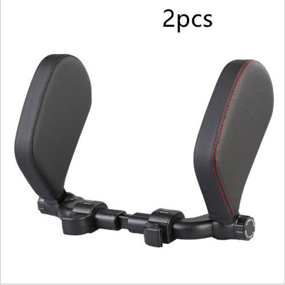 Car Headrest Pillow Sleep Adjustable Side Car Soft Travel Seat Headrest Auto Leather Support Neck Pillow Cushion car accessories