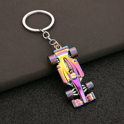 F1 Racing Car Keychain with Premium Metal Finish and Detail