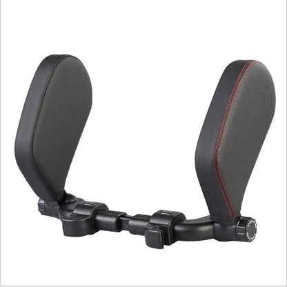 Car Headrest Pillow Sleep Adjustable Side Car Soft Travel Seat Headrest Auto Leather Support Neck Pillow Cushion car accessories