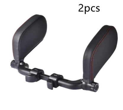 Car Headrest Pillow Sleep Adjustable Side Car Soft Travel Seat Headrest Auto Leather Support Neck Pillow Cushion car accessories