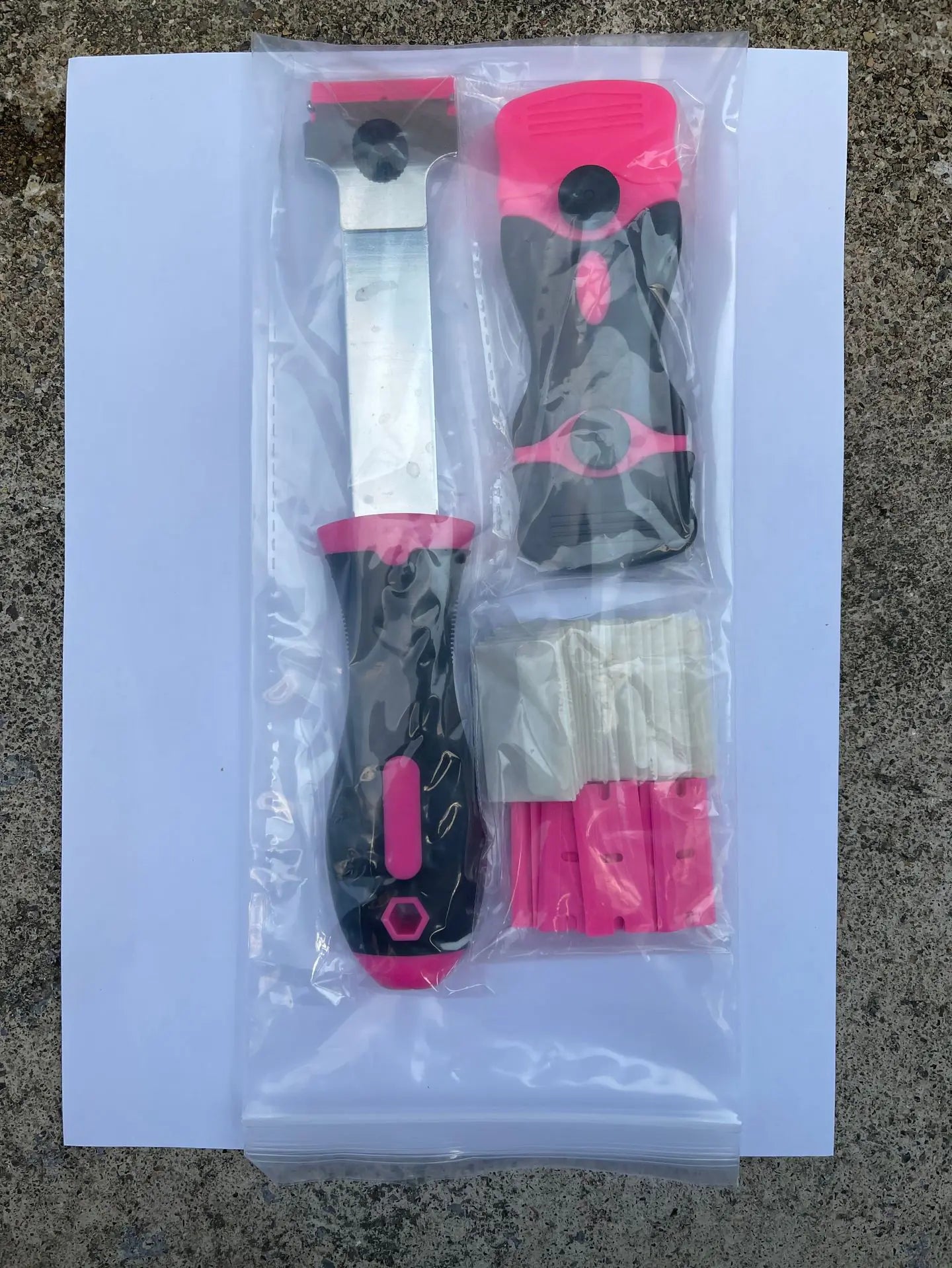 Double-Headed Multi-Functional Scraper for Car Cleaning