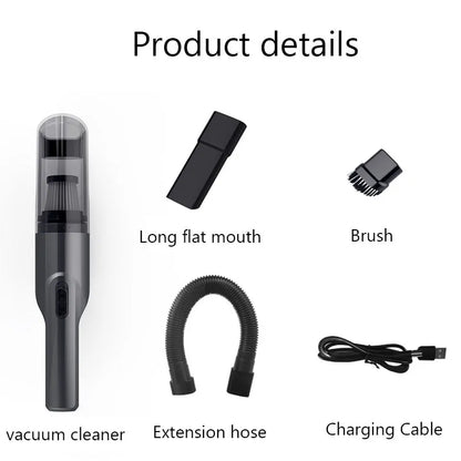 Powerful Cordless Car Vacuum for Deep Cleaning on the Go