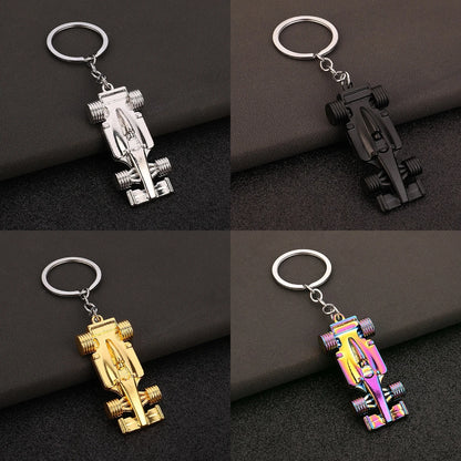 F1 Racing Car Keychain with Premium Metal Finish and Detail